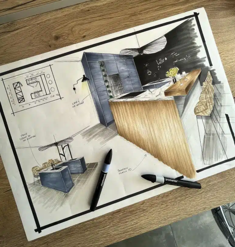croquis-perspective-studio-lovi-cuisine croquis-perspective-studio-lovi-cuisine